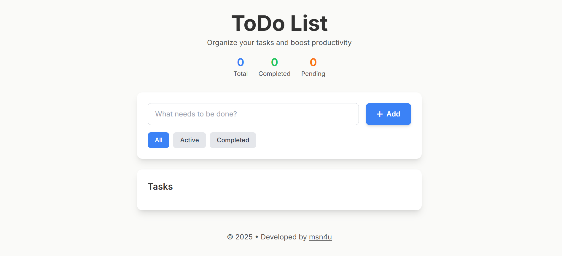 Todo List Preview